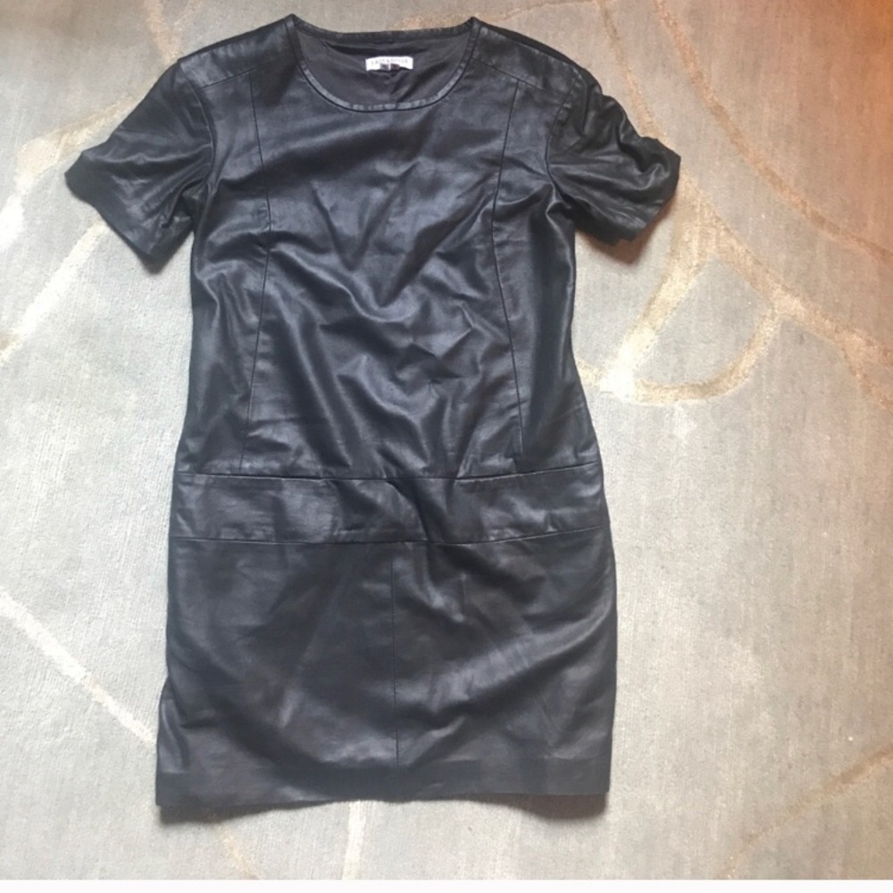 LaMarque Leather Dress - Picture 1 of 2